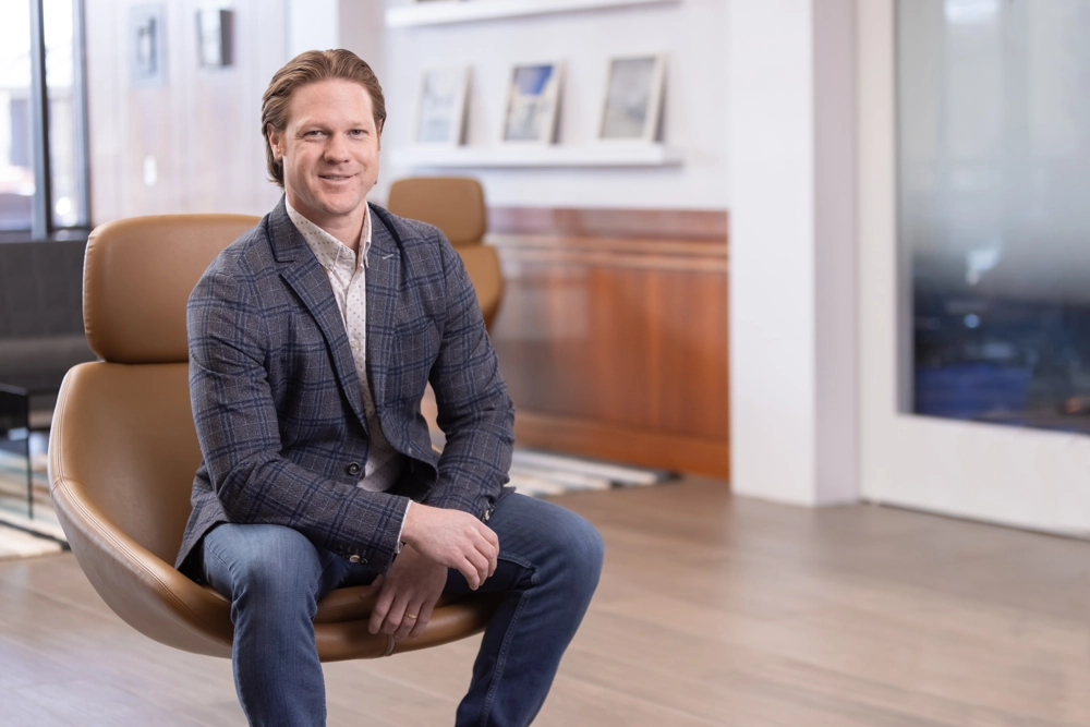 portrait of a smiling person in business attire